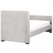 Beliani Cama Veludo TEENIE 98x230 Azul Claro