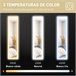 Espelho de Pé Vidro temperado e MDF HOMCOM, casa - decoração Cinza