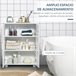 Armário de Casa de Banho MDF kleankin, casa - casa de banho 60 Branco