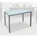 Mesa de cozinha cristal II fixa Branco
