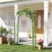 Arco para Jardim Aço Outsunny Preto