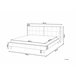 Beliani Cama com estrado Veludo SENLIS 254x220 Bege