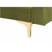 Beliani Chaise longue Veludo ABERDEEN Verde