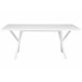Beliani Mesa de jantar LIXA 100x180 Branco