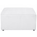 Beliani Chaise longue Bombazine LEMVIG Branco/ Bege