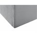 Beliani Cama com armazenamento Veludo LORIENT 197x216 Cinza Claro