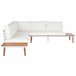 Beliani Conjunto lounge CORATO Cinza Escuro
