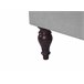 Beliani Chaise longue derecho Terciopelo PESSAC Cinza Claro
