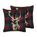 Beliani Almofada decorativa RUDOLPH Multicor
