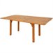 Mesa de jardim rectangular extensível em acácia para 6 pessoas Aktive Madeira