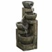 Fonte de Água em Cascata Resina Outsunny Multicor