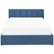 Beliani Cama com estrado Poliéster DREUX 151x214 Azul