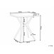 Beliani Mesa de jardim SERSALE Branco