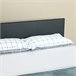 [Corium] Cama moderna em pele sintética Albacete - com colchão 189x210 Branco