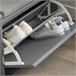 Banco de sapatos com 1 aba SoBuy FSR98-SCH 62 Cinza