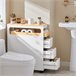 Armário de casa de banho BZR54-W SoBuy Branco