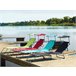 Beliani Cadeira lounge/relax FOLIGNO Preto