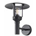Beliani Iluminação de parede para exterior TIZU Preto