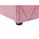 Beliani Cama com estrado Veludo ROCHEFORT 190x214 Rosa