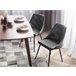 Beliani Silla de comedor VALERIE Preto