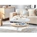 Beliani Mesa de centro CONCAN 80x80 Branco