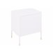 Beliani Mesinha de cabeceira OSSETT 45 Branco
