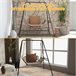Suporte para Cadeira Suspensa aço Outsunny Preto