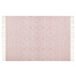 Beliani Pelos curtos ADANA 160x230 Rosa Talco
