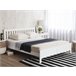 Beliani Cama com estrado Pinho MAYENNE 169x208 Branco