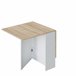 Mesa dobrável LYS cor de carvalho e branco Carvalho