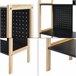 [en.casa] Estantes de Prateleiras Dønna Ypäjä 4 prateleiras MDF Preto/ Creme