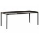 Beliani Mesa de jantar AVIS 90x140 Preto