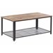 Beliani Mesa de jantar AVIS 60x106 Castanho