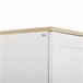 Armário de Cozinha Melamina de Madeira HOMCOM 60 Branco