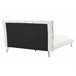 Beliani Cama com estrado Pele sintética BETIN 230x200 Creme