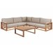 Beliani Conjunto lounge TIMOR Cinza Escuro