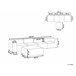 Beliani Conjunto lounge AREZZO Cinza Claro