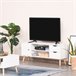 Armário de TV Particle Board HOMCOM 120 Branco