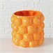 Vaso de flores ORANGE 15cm vaso de porcelana da marca BOLTZE  Laranja