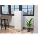 Aparador Belleria, estilo minimalista com 4 prateleiras Branco