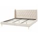 Beliani Cama Veludo FORBACH Bege
