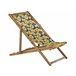 Beliani Cadeira lounge/relax ANZIO Amarelo