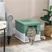 Caixa de Areia para Gatos PP PawHut Verde