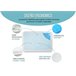 Almofada Retangular Gel Refrescante Dupla Face Branco