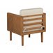 Beliani Conjunto lounge Madeira de acácia BARATTI Creme