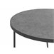 Beliani Mesa de centro MELODY 80x80 Cinza
