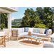 Beliani Conjunto lounge RIMA III Cinza