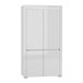 Roupeiro de 2 portas com LED Kasla Branco