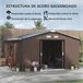 Abrigo de Exterior Aço Galvanizado e PP Outsunny Castanho