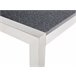Beliani Mesa de refeição GROSSETO 90x180 Cinza Escuro